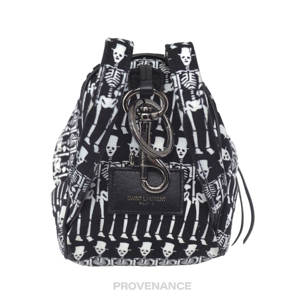 🔴 Saint Laurent Paris SLP City Backpack Keychain - Skeleton - Picture 2 of 7